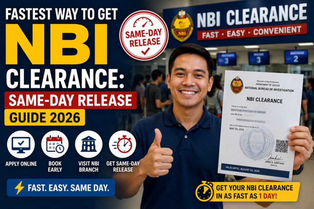Fastest Way to Get NBI Clearance: Same-Day Release Guide 2026