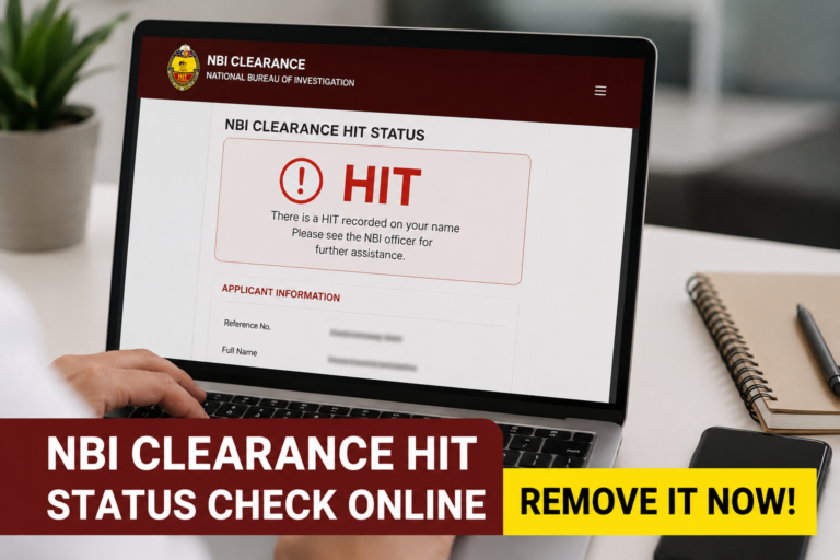NBI Clearance HIT Status Check Online – Remove it Now!