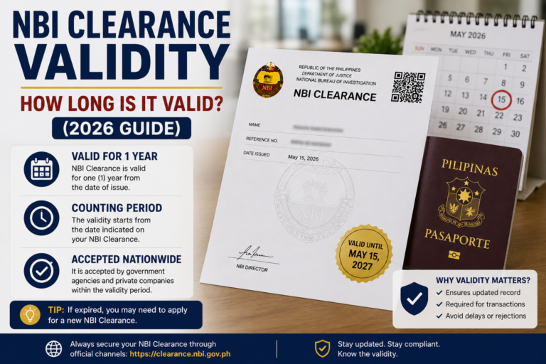 NBI Clearance Validity — How Long Is It Valid? (2026 Guide)