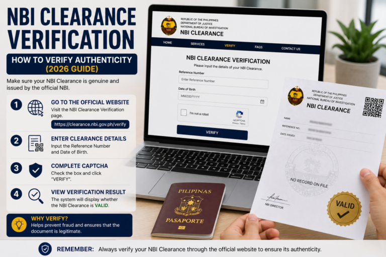 NBI Clearance Verification — How to Verify Authenticity (2026 Guide)