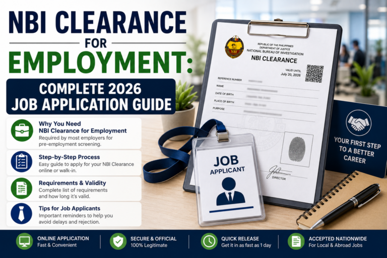 NBI Clearance for Employment: Complete 2026 Job Application Guide