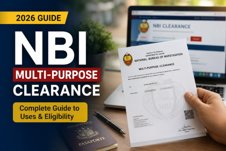 NBI Multi-Purpose Clearance — Complete Guide to Uses & Eligibility (2026)